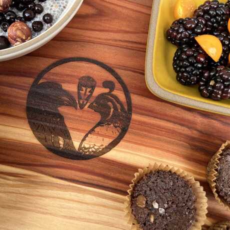 Cafe Ohlone board and tasting table setting