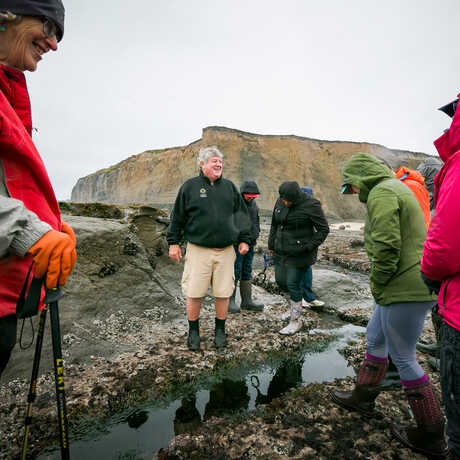 Donor tidepooling excursion at Pillar Point