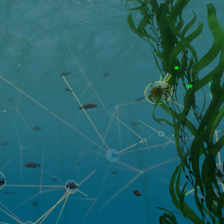 Kelp forest food web from Habitat Earth